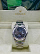 Rolex Datejust Classic Blue Dial Steel Watch