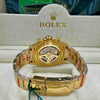 Rolex Daytona Gold Black Dial Chronograph Watch