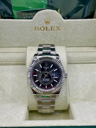 Rolex Sky Dweller Blue Dial Stainless Steel Watch