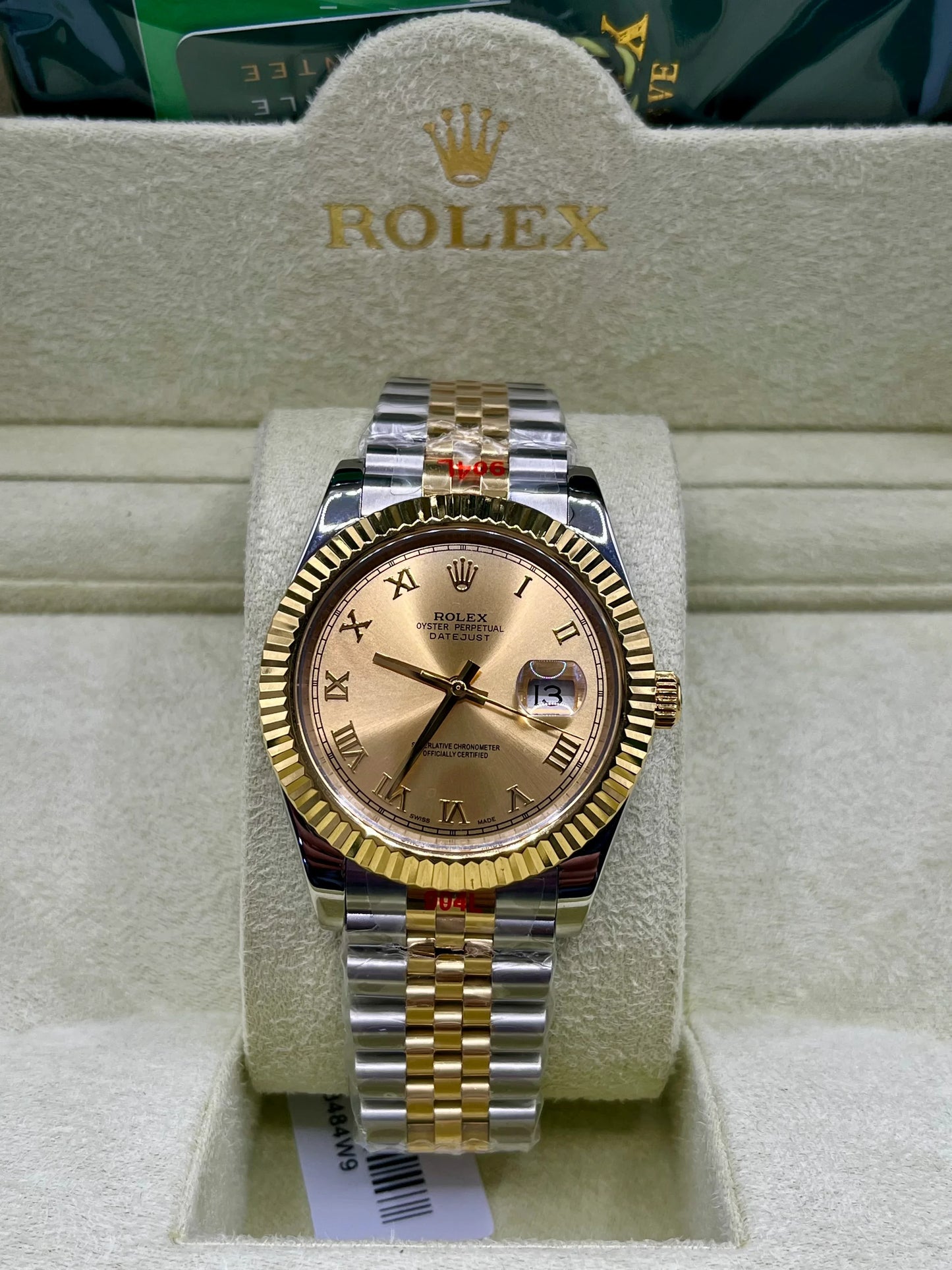 Rolex Datejust Champagne Dial Two Tone Watch