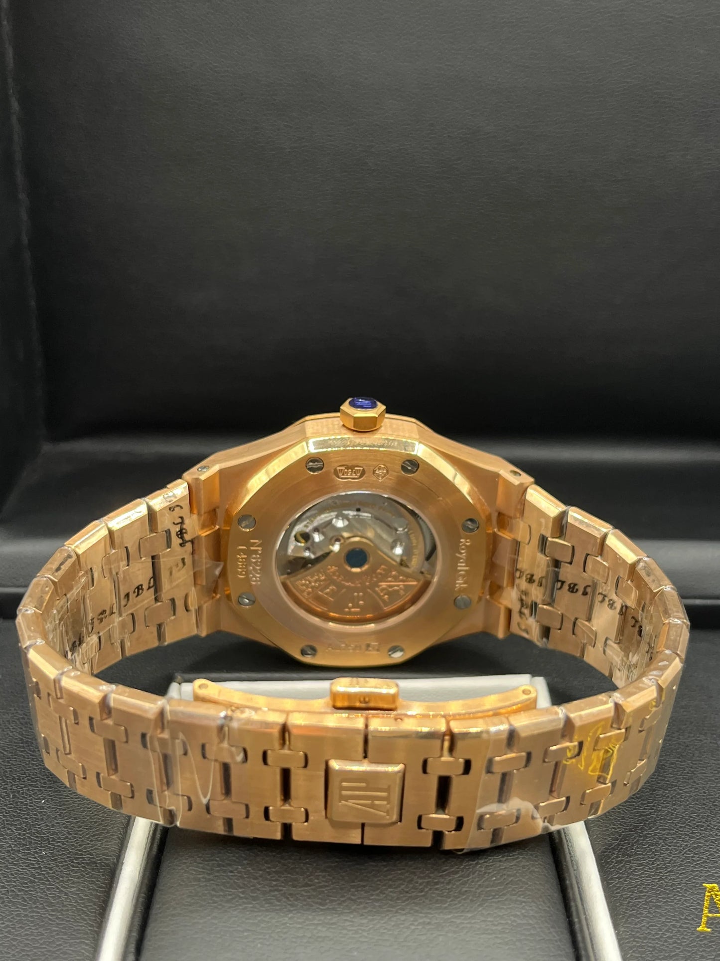 Audemars Piguet Royal Oak Gold Champagne Dial Diamond Watch