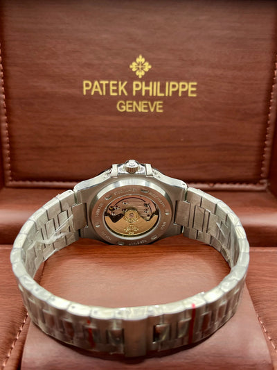 Patek Philippe Nautilus Moonphase Gray Dial Watch