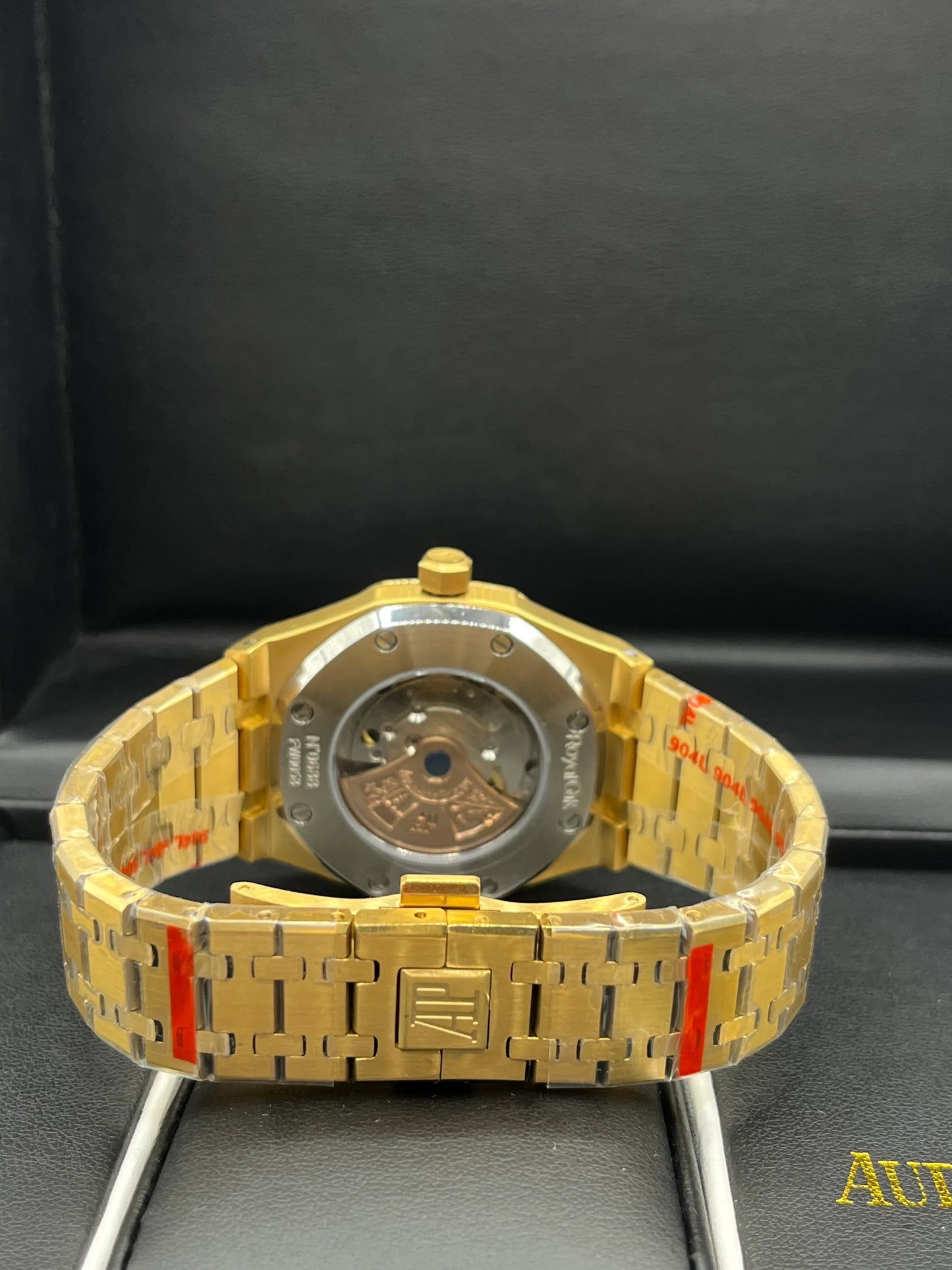 Audemars Piguet Royal Oak Gold Black Dial Watch