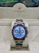 Rolex Daytona Ice Blue Dial Red Bezel Chronograph Watch
