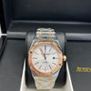 Audemars Piguet Royal Oak Two Tone White Dial Watch