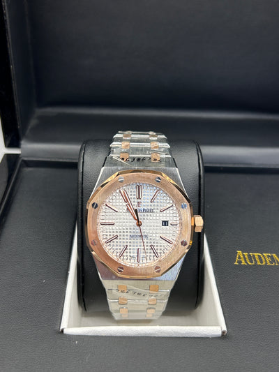 Audemars Piguet Royal Oak Two Tone White Dial Watch