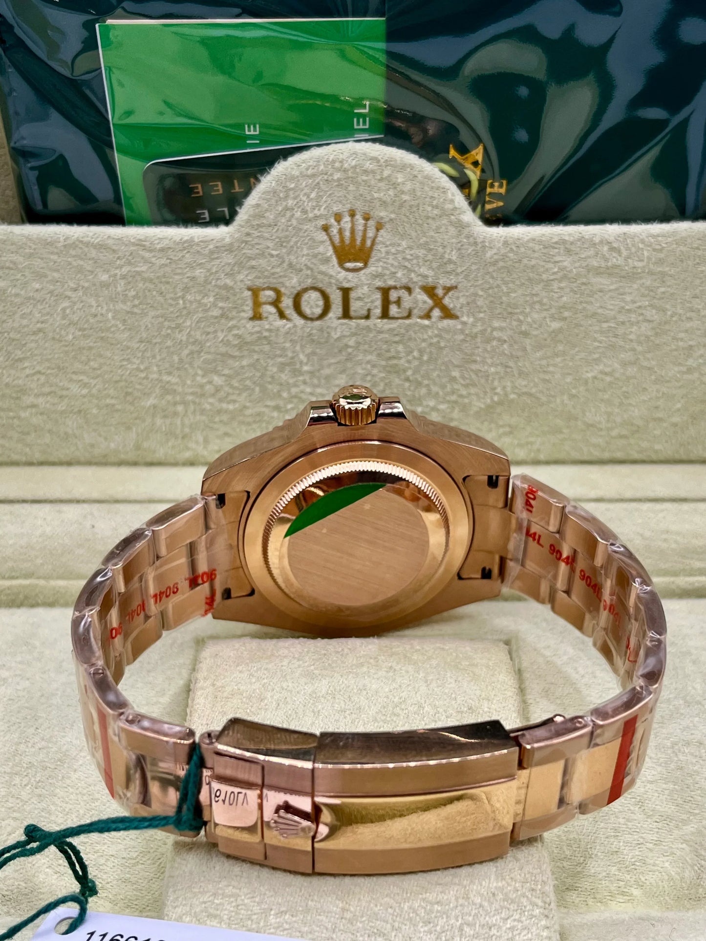 Rolex Yacht Master Rose Gold Chocolate Dial Watch