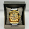Guess Gold Skeleton Stainless Steel Watch
