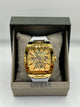 Guess Gold Skeleton Stainless Steel Watch