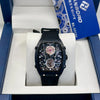 Hanboro Big Bang Black Skeleton Watch
