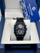 Hanboro Big Bang Black Skeleton Watch