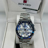 Reward Silver Dial Stainless Steel Quartz Watch