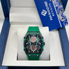 Hanboro Big Bang Green Skeleton Watch
