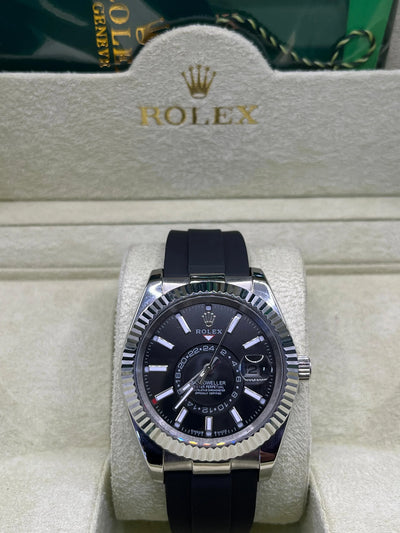 Rolex Sky-Dweller Black Dial Watch