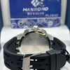 Hanboro Blue Dial Leather Chronograph Watch
