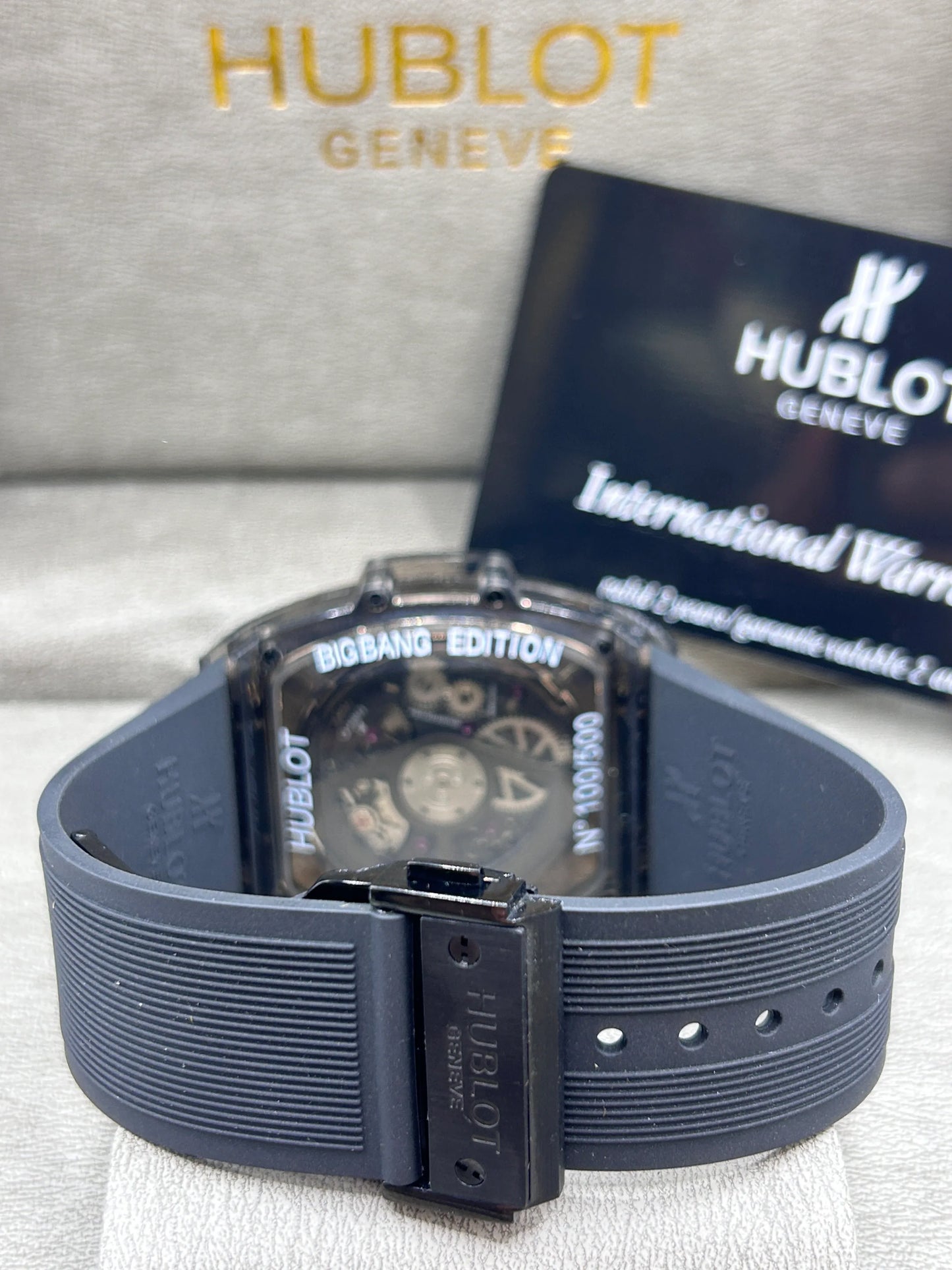 Hublot Big Bang Black Skeleton Chronograph Watch