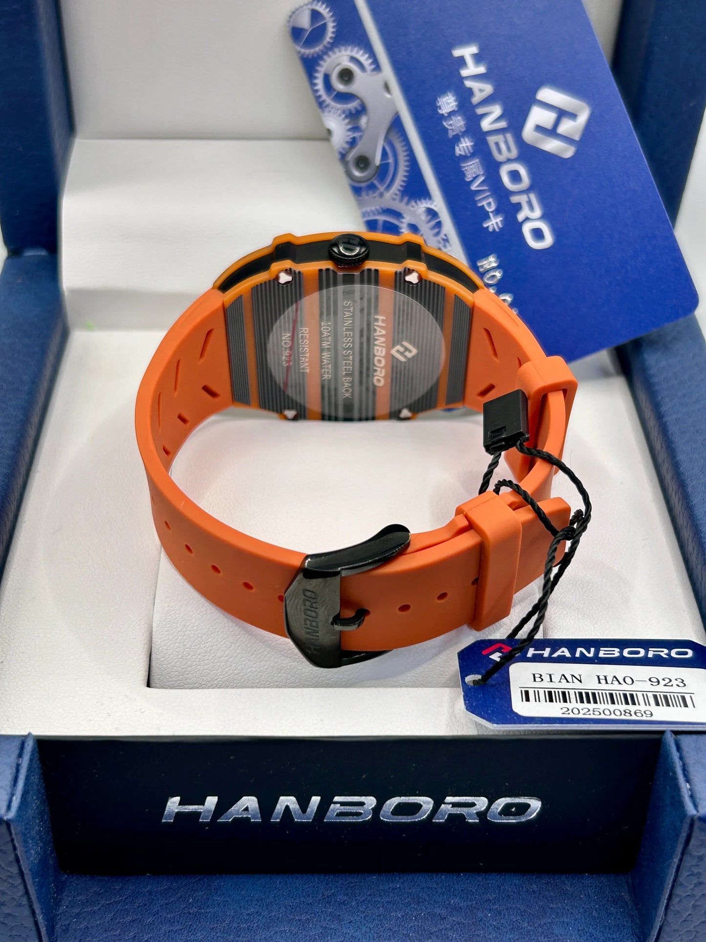 Hanboro Big Bang Orange Skeleton Watch