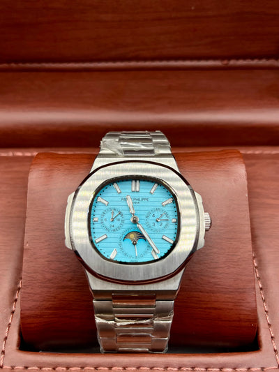 Patek Philippe Nautilus Blue Chronograph Watch
