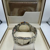 Breitling Blue Dial Gold Bezel Stainless Steel Watch