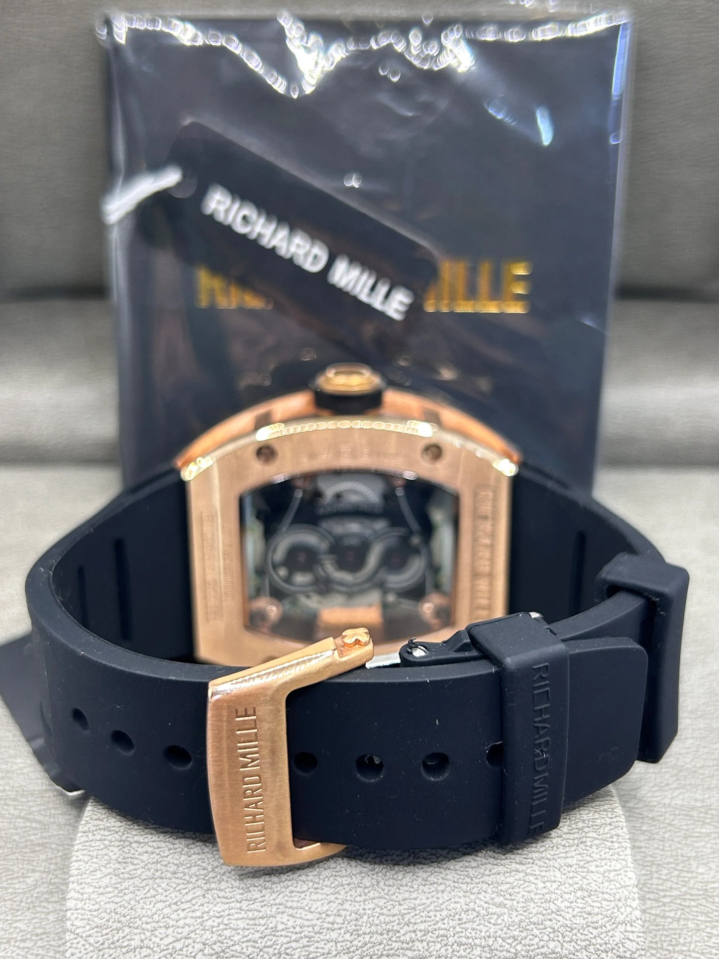 Richard Mille RM 035 Rose Gold Skeleton Watch
