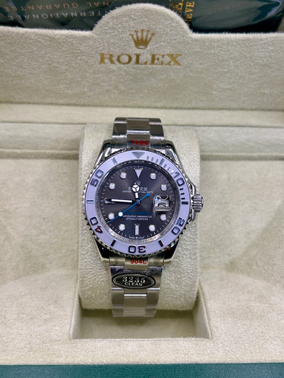 Rolex Yacht Master Grey Dial Stainless Steel Watch