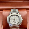 Patek Philippe Nautilus Chronograph White Dial Watch