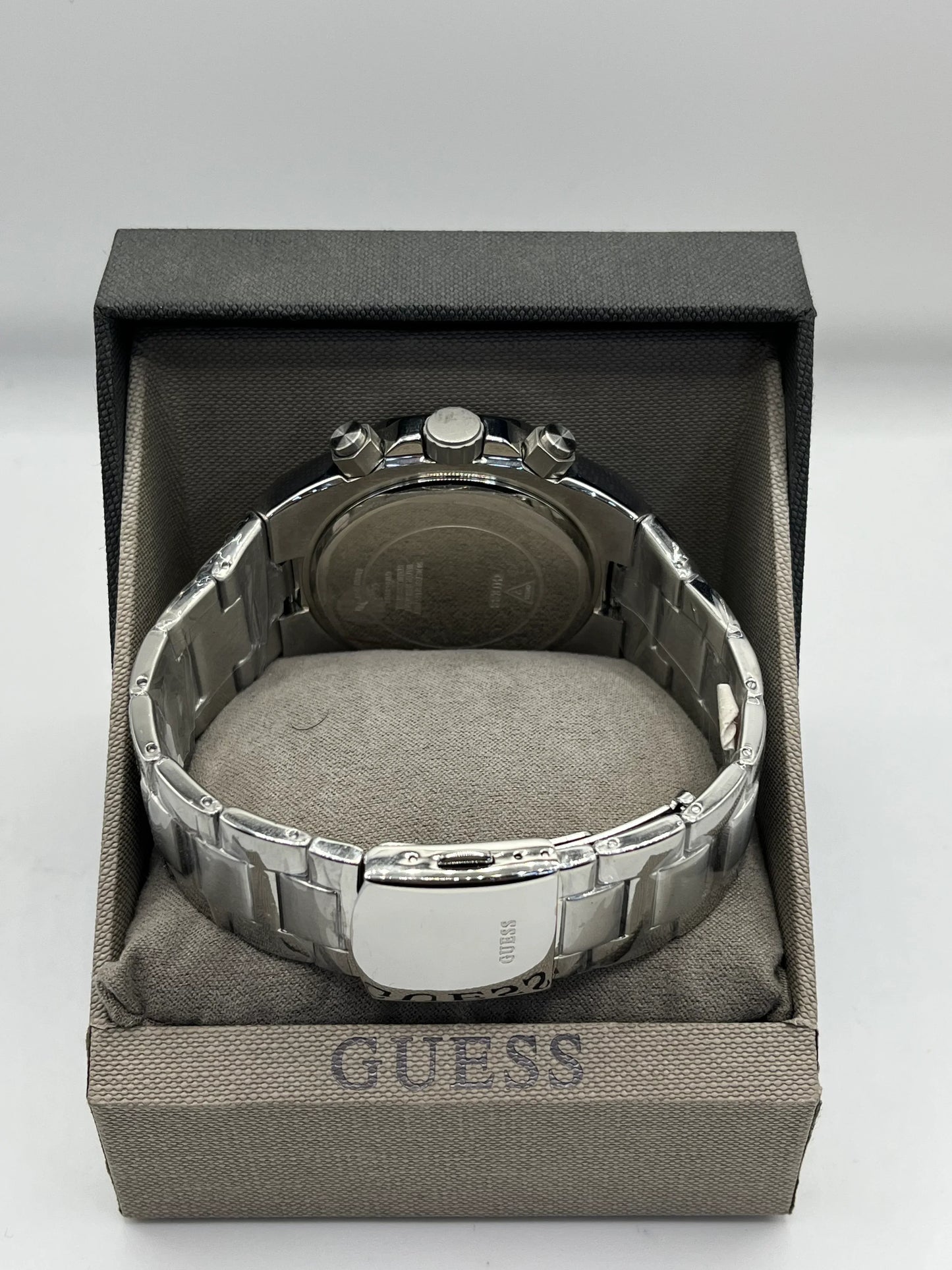 Guess Green Dial Stainless Steel Chronograph Watch