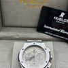 Hublot Big Bang White Dial Rubber Strap Watch