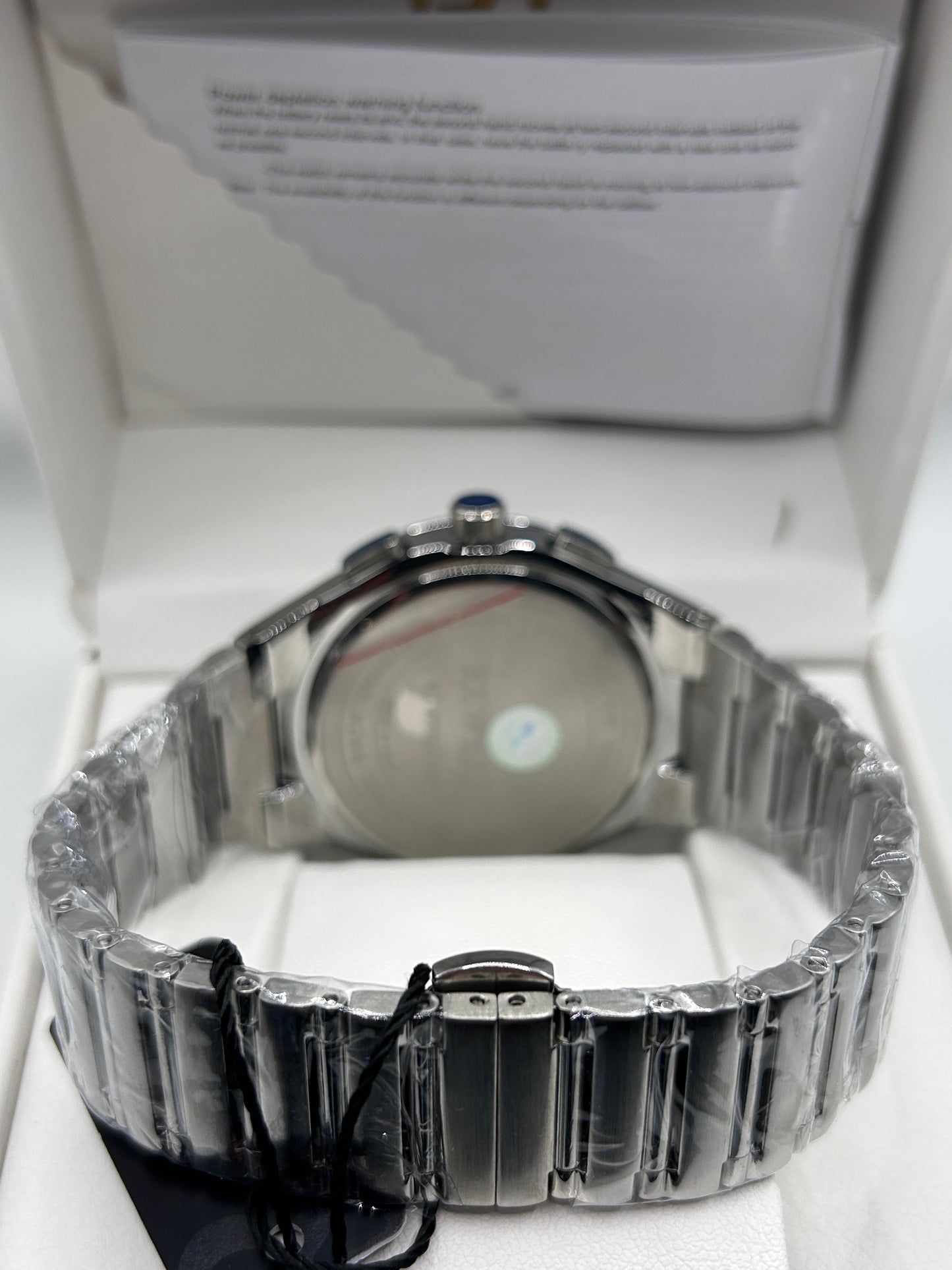 REWARD Luxury Chronograph Watch – Blue Dial Stainless Steel