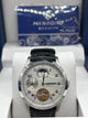 Hanboro White Dial Leather Automatic Watch