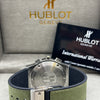 Hublot Big Bang Grey Dial Green Strap Watch