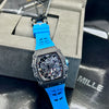 Richard Mille Blue Strap Skeleton Watch