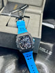 Richard Mille Blue Strap Skeleton Watch