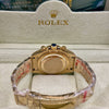 Rolex Daytona Rose Gold Ice Gray Dial Chronograph Watch