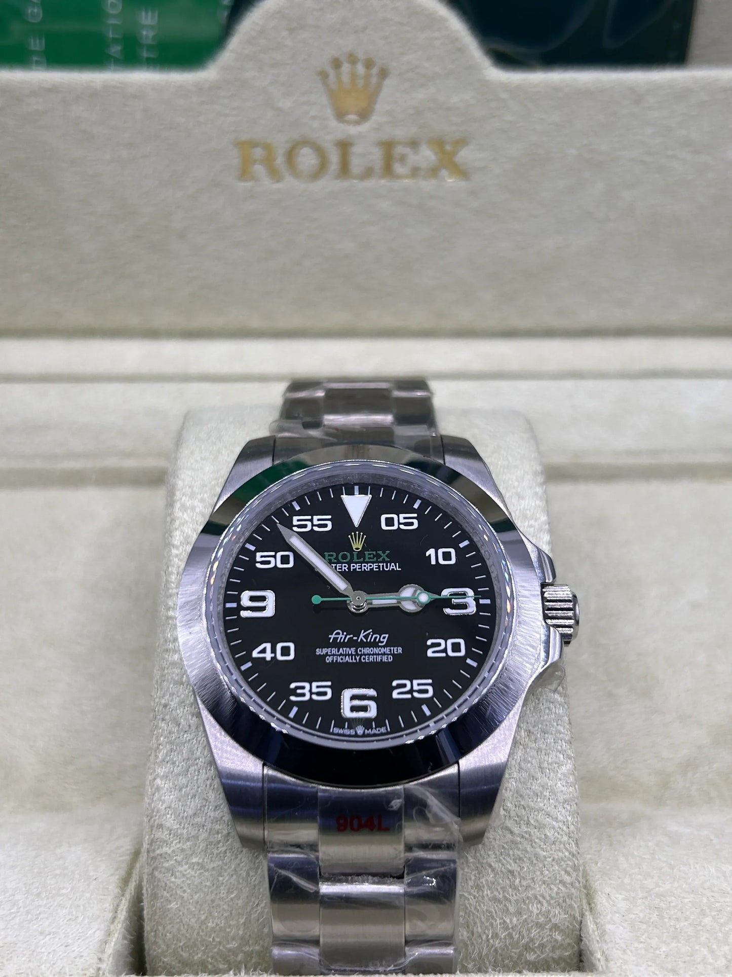 Rolex Air-King Black Dial Watch