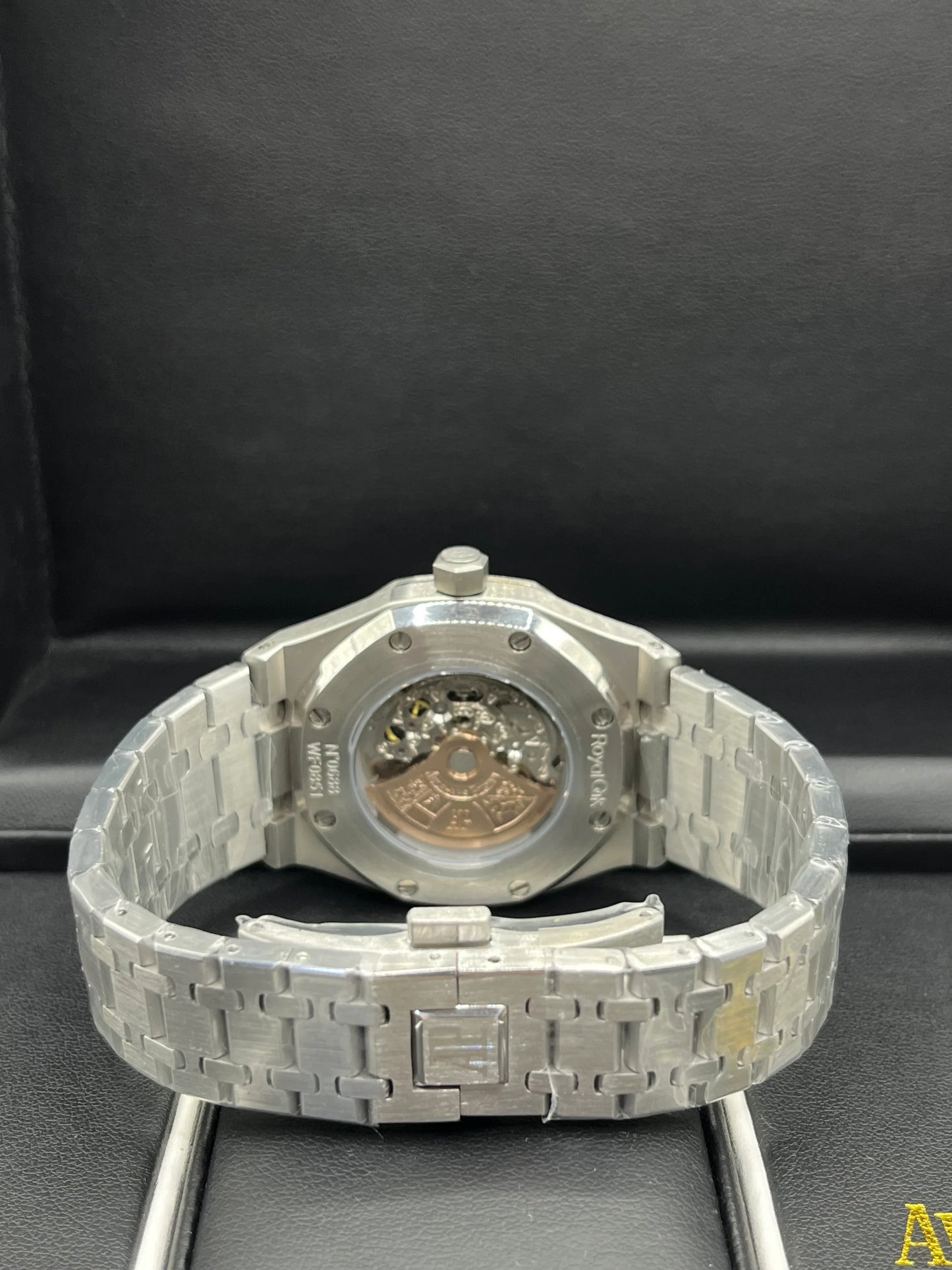 Audemars Piguet Royal Oak Black Skeleton Stainless Steel Watch