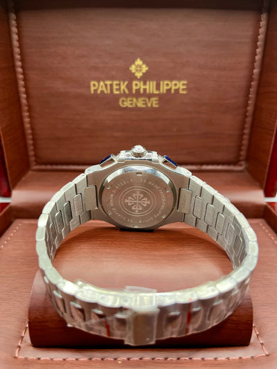Patek Philippe Nautilus Chronograph White Dial Watch