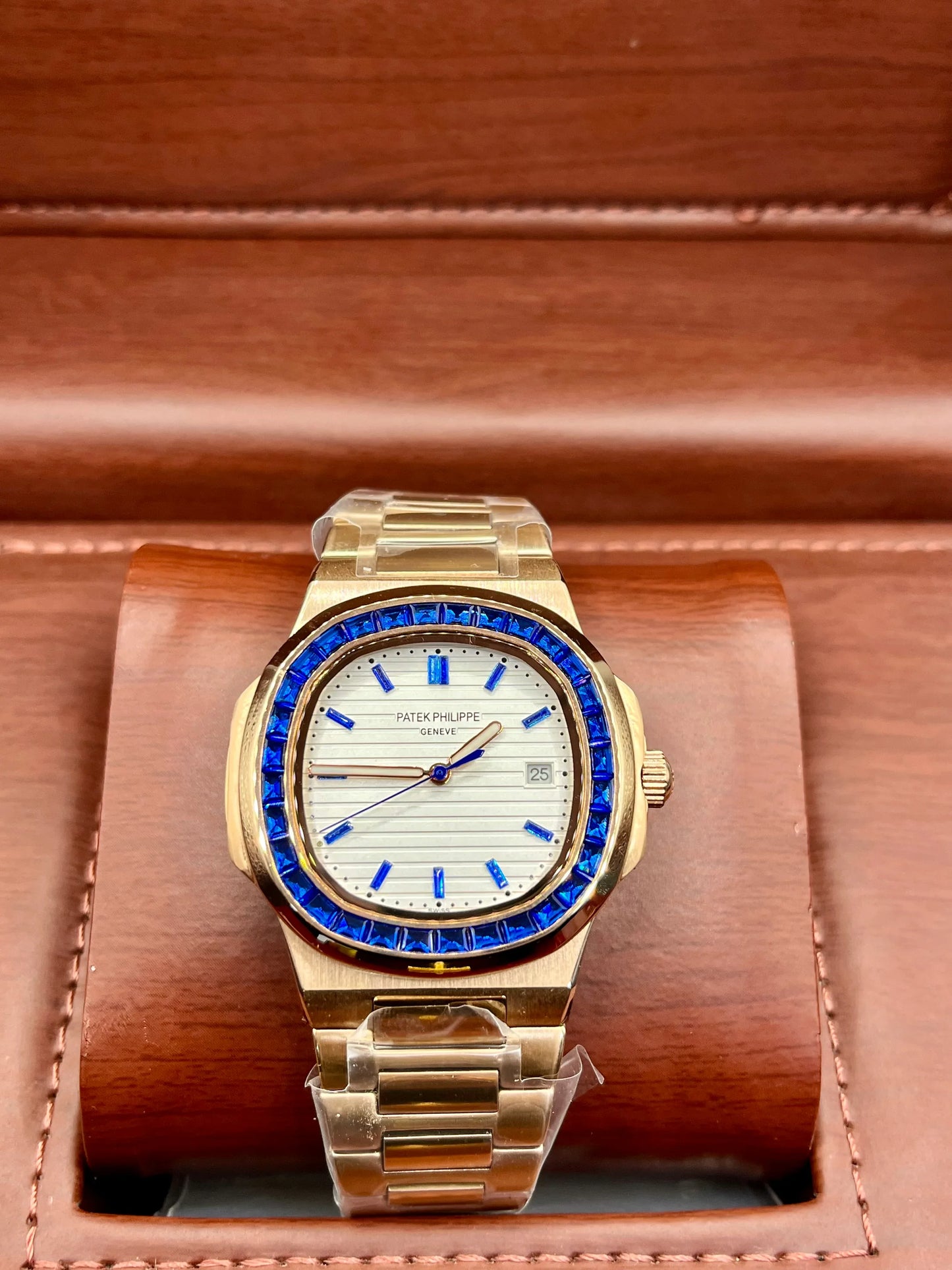 Patek Philippe Nautilus Royal Gold Blue Watch