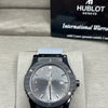 Hublot Big Bang Grey Dial Black Strap Watch