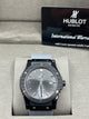 Hublot Big Bang Grey Dial Black Strap Watch