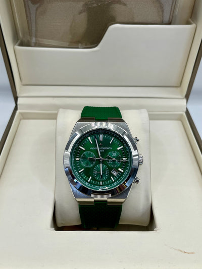 vacheron constantin Green Dial Green Strap Chronograph Watch