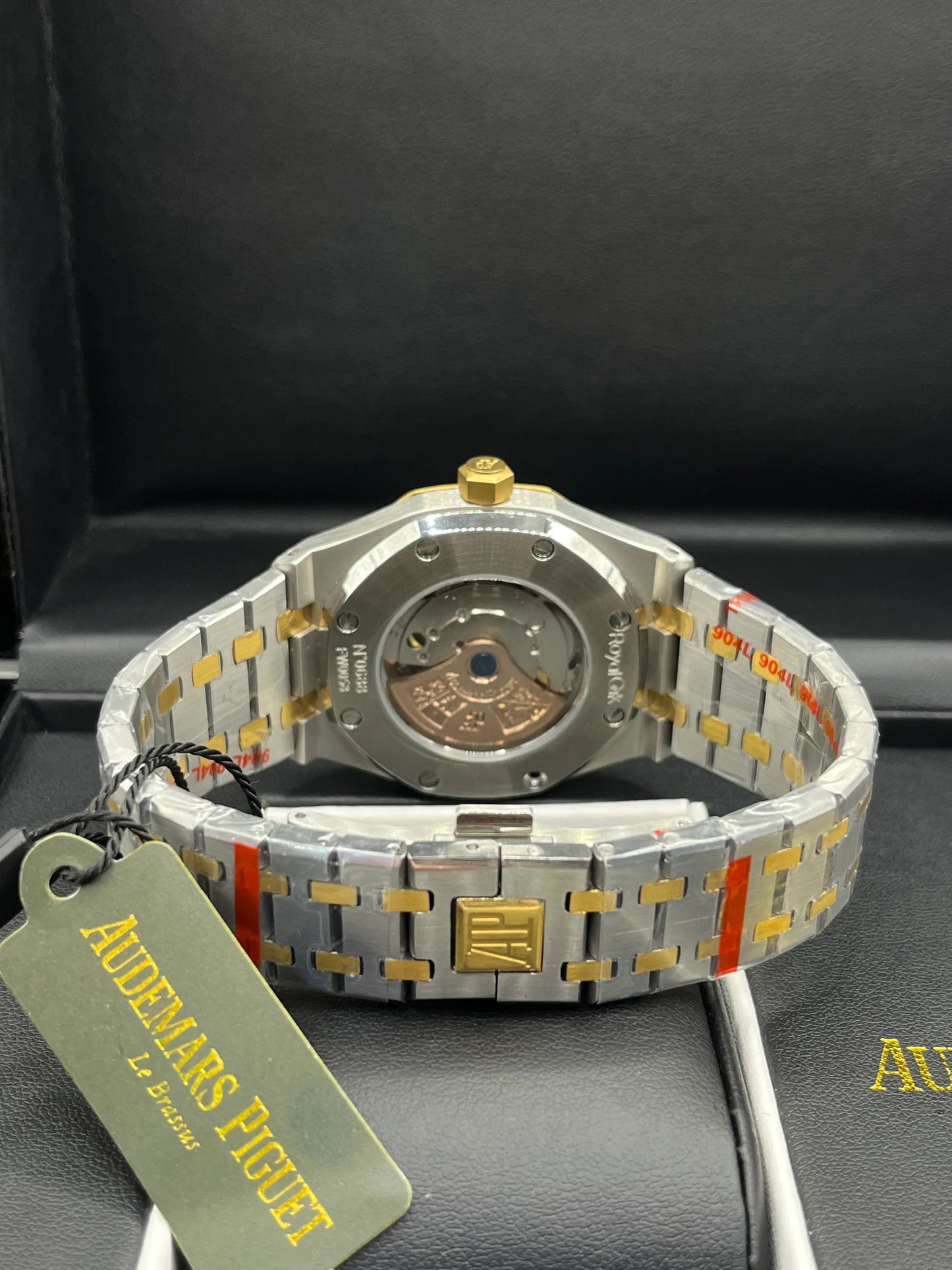 Audemars Piguet Royal Oak Blue Dial Two Tone Watch