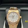Audemars Piguet Royal Oak Gold White Dial Watch