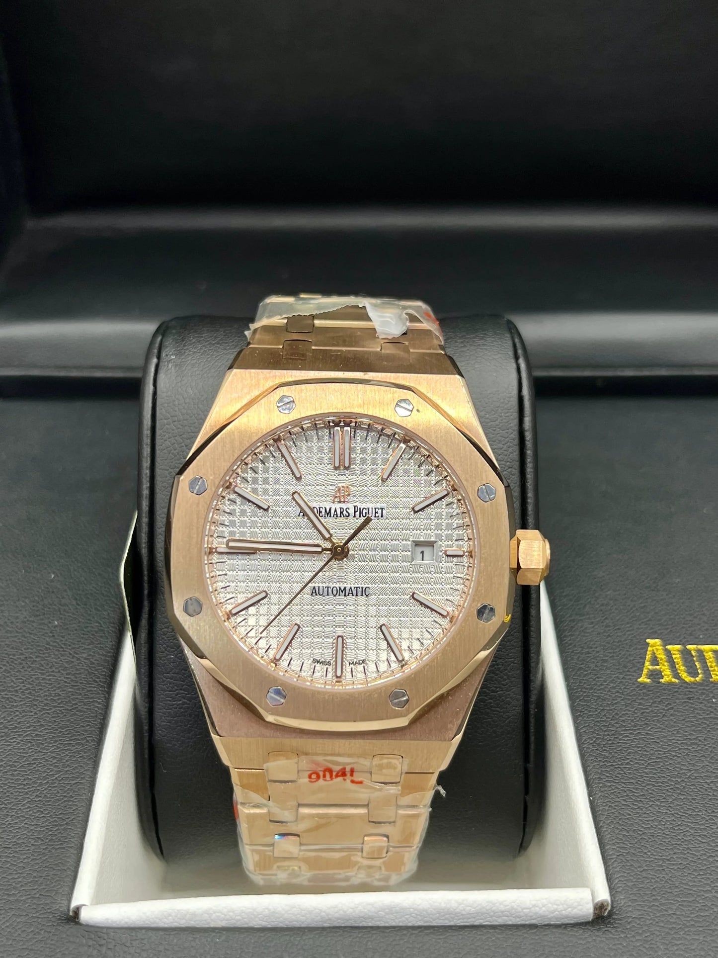 Audemars Piguet Royal Oak Gold White Dial Watch