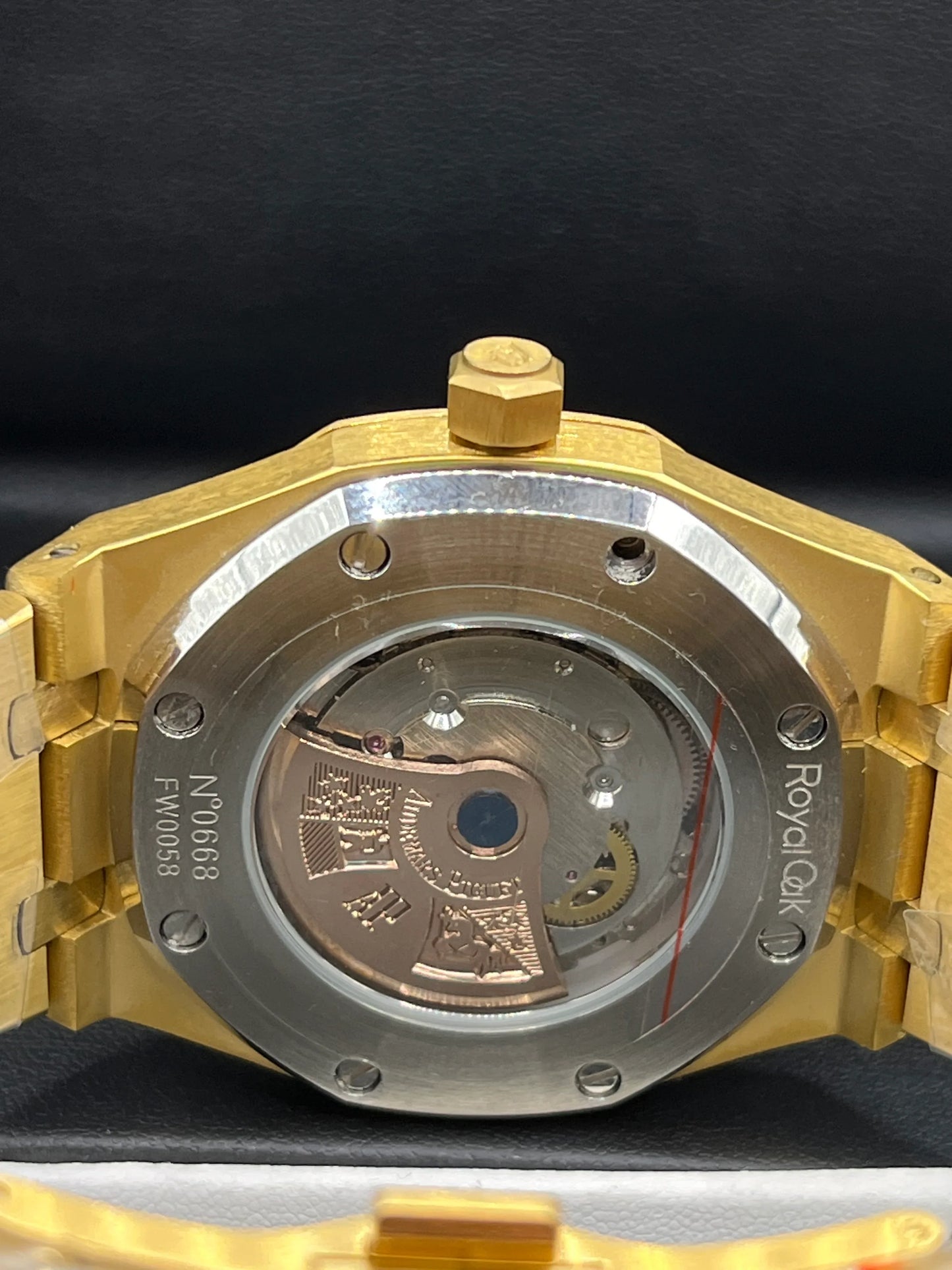 Audemars Piguet Royal Oak Gold Blue Dial Watch