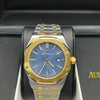 Audemars Piguet Royal Oak Blue Dial Two Tone Watch