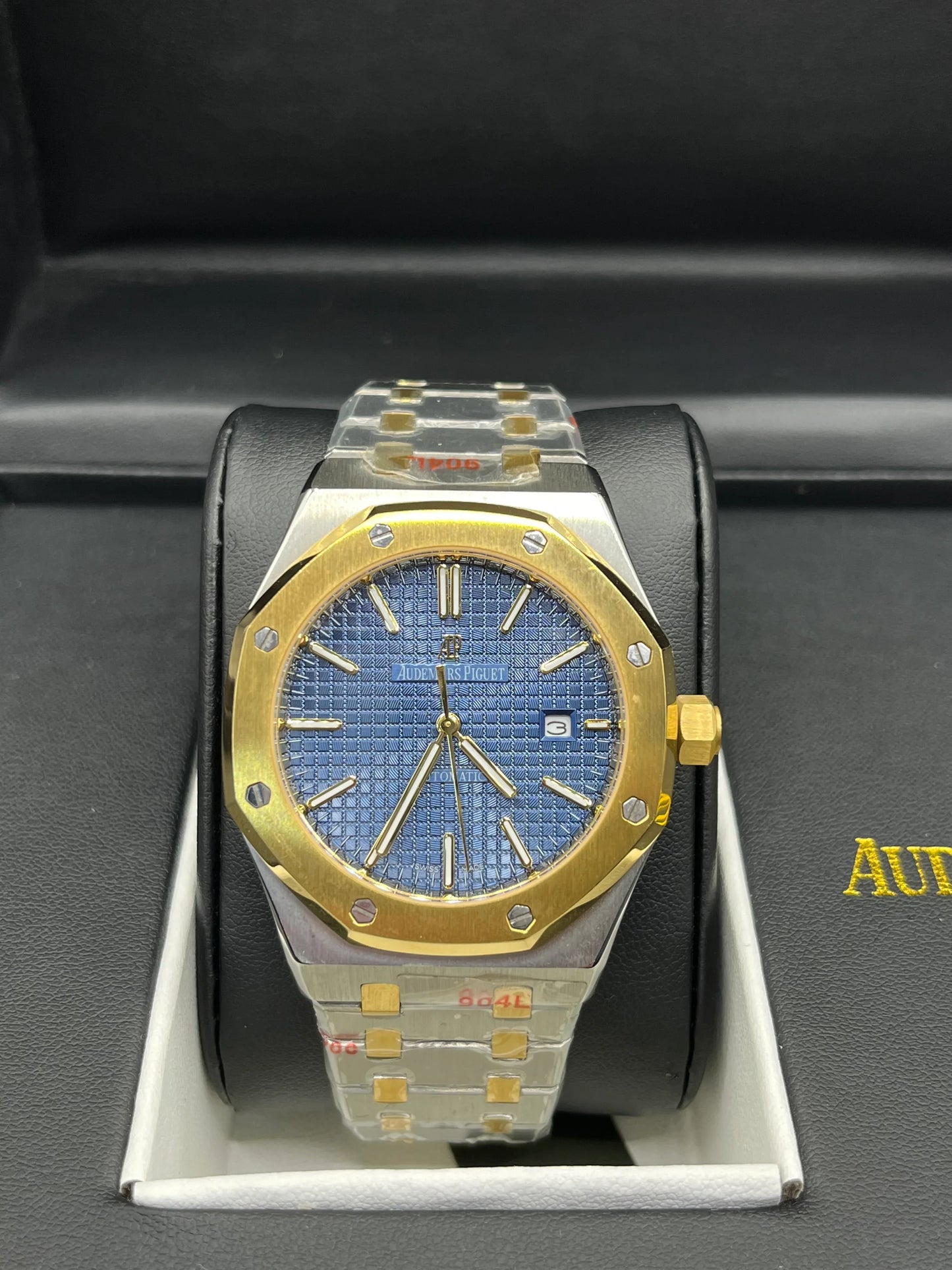 Audemars Piguet Royal Oak Blue Dial Two Tone Watch