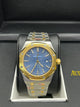 Audemars Piguet Royal Oak Blue Dial Two Tone Watch