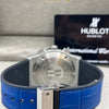 Hublot Big Bang White Case Skeleton Blue Strap Watch