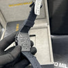 Richard Mille Black Case Black Strap Skeleton Watch